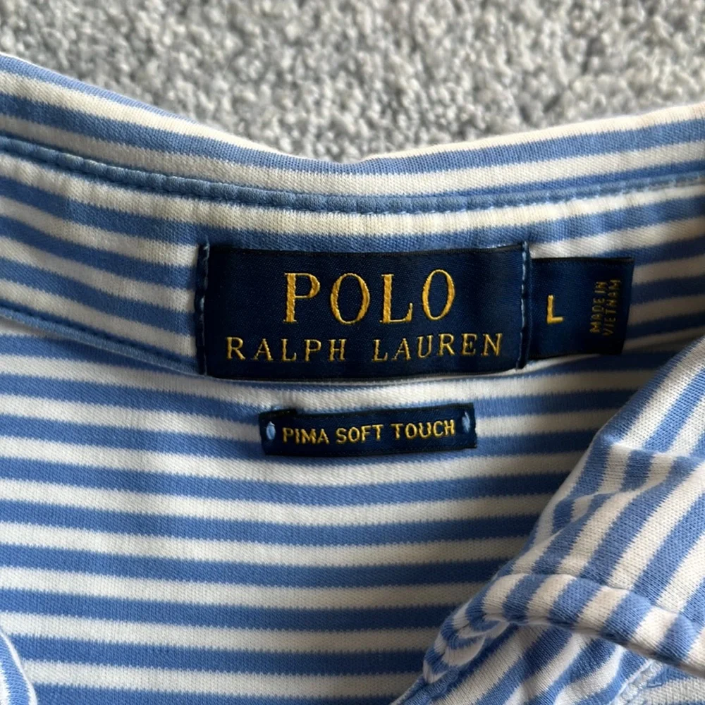 5/$25- Polo Ralph Lauren striped polo